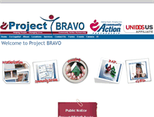 Tablet Screenshot of projectbravo.org